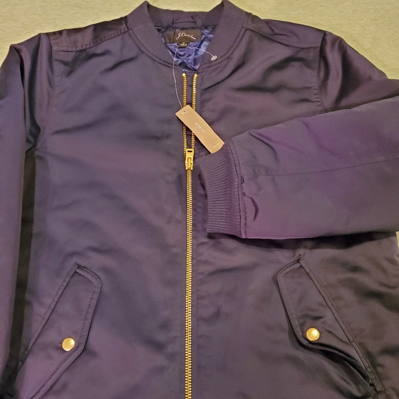 J. Crew Jackets & Coats J Crew Womens Satin Bomber Jacket Poshmark